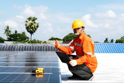 solar panel installation
